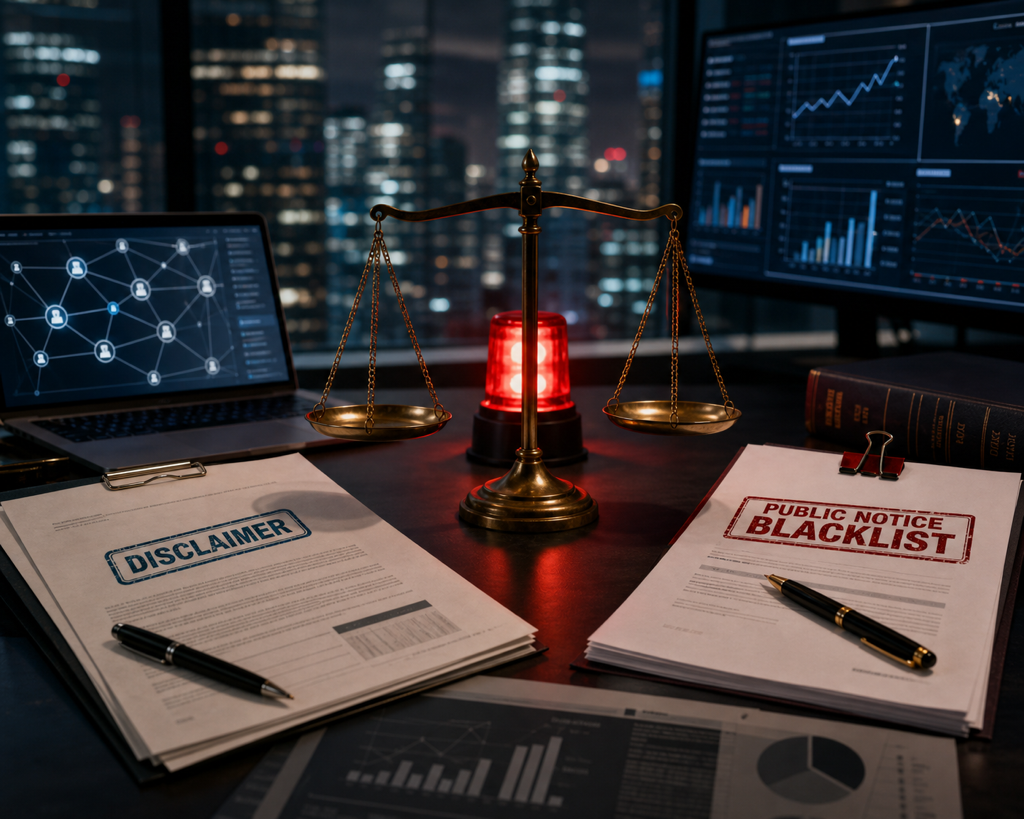 Defamation vs Disclaimer article image about news and corporate dispute intelligence