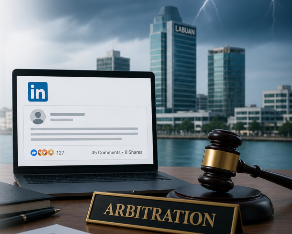 LinkedIn Post Triggers Arbitration Storm in Labuan’s Financial Services Ecosystem article image about news and corporate dispute intelligence