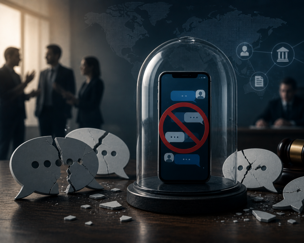 The End of Informal Communication article image about news and corporate dispute intelligence