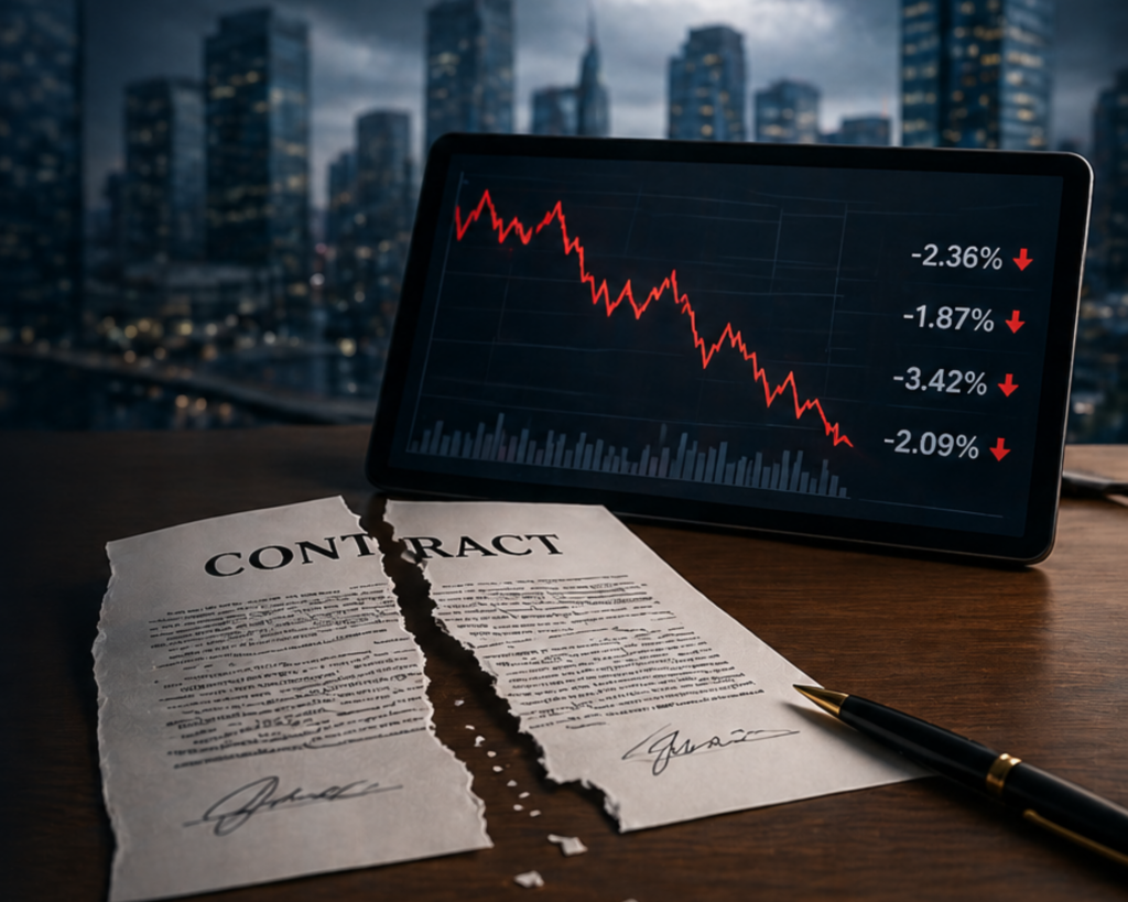 When Contracts Collapse, Markets Respond article image about supporting news and corporate dispute intelligence